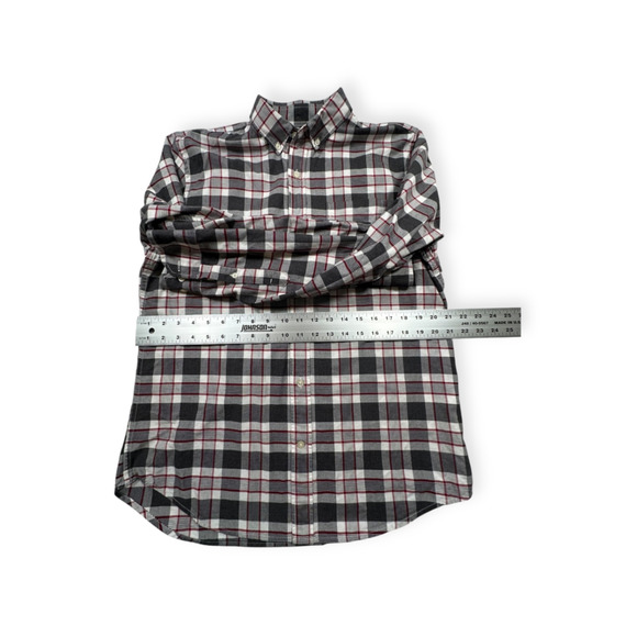 Banana Republic 's Camden Fit Shirt - Red, White, and Black Long‎ Sleeve Size M - Picture 6 of 7